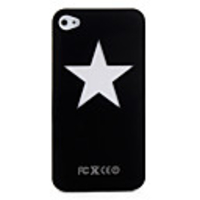 Star Pattern Phone Call Indicating Case for iPhone 4 / 4S