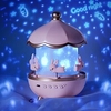 Star Projector Light Rechargeable Night Light Full Star Desk Lamp Gift for Rotating Music Night Light For Party Holiday Decoration Lamp miniinthebox
