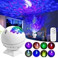 Star Projector Moon Starry Sky Night Light Rotating Nightlight Lamp For Children Kids Baby Room Decorated Lights Gift Christmas Decoration