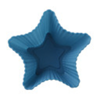 Star Shaped Silicone Mould for DIY Cake/Muffin/Cupcake/Soap,  Blue