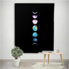 Starry Print Tapestry Moderne Art Wall Opknoping Polyester Leeuw Maan Patroon Fantacy Deken Tapijt Indoor Home Harmonieuze Decor