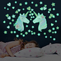 Stars / Holiday Wall Stickers Plane Wall Stickers / Luminous Wall Stickers Decorative Wall Stickers,  PVC Home Decoration Wall Decal Wall / Window Decoration 1pc