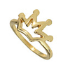Statement Ring Golden Black Silver Alloy Ladies Fashion / Women