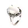 Statement Ring Opal White Opal Alloy / Women