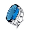 Statement Ring Vintage Style Blue Copper Rhinestone Platinum Plated Precious Ladies Elegant Vintage 1pc 6 7 8 9 10 / Women