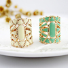 Statement Ring White Black Green Acrylic Alloy Ladies Asian Fashion / Women