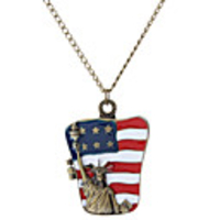 Statue of Liberty Metal Necklace