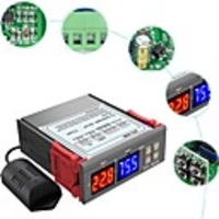 STC-3028 Digital Temperature Humidity Controller Home Fridge Thermostat Humidistat Thermometer Hygrometer Control Switch