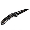 Steel Manual Release Folding Knife (Leopard grain)