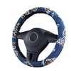 Steering Wheel Cover Style Imitation Cartoon Denim Universal Car Steering Wheel Protector Anti-Slip Soft Interior Accessories for Women Men fit Car SUV etc 15 inch four Seasons miniinthebox