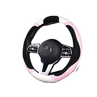 Steering Wheel Cover Style Imitation Cartoon Flannelette Universal Car Steering Wheel Protector Anti-Slip Soft Interior Accessories for Women Men fit Car SUV etc 15 inch four Seasons miniinthebox