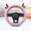 Steering Wheel Cover Style Imitation Leather Carbon Fiber Universal D Shape Car Steering Wheel Protector Anti-Slip Soft Interior Accessories for Women Men fit Car SUV etc 15 inch four Seasons miniinthebox