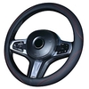 Steering Wheel Cover Style Imitation Leather Universal Car Steering Wheel Protector Anti-Slip Soft Interior Accessories for Women Men fit Car SUV etc 15 inch four Seasons 1PCS miniinthebox