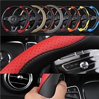 Steering Wheel Cover Style Imitation Leather Universal Car Steering Wheel Protector Anti-Slip Soft Interior Accessories for Women Men fit Car SUV etc 15 inch four Seasons miniinthebox
