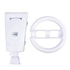 Steering Wheel Stand for Wii Remote Controller (Black/White)