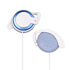 Stereo Clip-On Earphones (Blue)