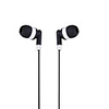 Stereo Earphones Earbuds (Black White)