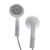 Stereo Earphones Volume Control (White)