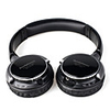 Stereo Headphone with Built-in MP3 Player and FM Radio (Black)