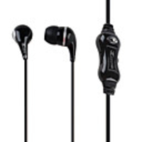 Stereo In-ear Powerful Bass Earphones with Microphone (Black)