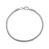 sterling silver bracelet snake chain 3mm 7 inches
