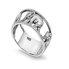 sterling silver elephant carousel ring size 9