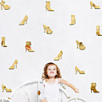 Still Life / High Heels Shapes Wall Stickers Mirror Wall Stickers Decorative Wall Stickers,  Acrylic Home Decoration Wall Decal Wall Decoration 13pcs