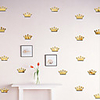 Still Life /Crown Shapes Wall Stickers Mirror Wall Stickers Decorative Wall Stickers,  Acrylic Home Decoration Wall Decal Wall Decoration 18pcs