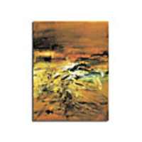 Still Life Oil Painting Style Art Print without Stretched Frame