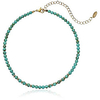 still surprise you turquoise and gold choker necklace