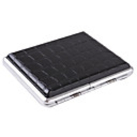 Stone Texture Leather Cigarette Case (Hold 18)
