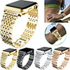 Strap for Apple Watch 4 5 Band 44mm 40mm Luxury Stainless Steel Diamond for Iwatch 3 2 1 Band 42mm 38mm Metal Watch Bracelets
