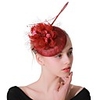 Straw Fascinators with Floral 1 Piece Wedding / Party / Evening Headpiece