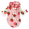 Strawberry Cotton Style T-Shirt for Dogs (XS-XL,  Pink)