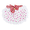 Strawberry Pattern Style Skirt with Plaid Tie for Dogs (XS-XL)