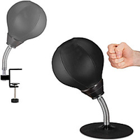 Stress Buster Desktop Punching Bag-Heavy Duty Stress Relief Ball Desk Table Boxing Punch Ball Reflex Strain and Tension Punching Bag Comes with Desk Clamp and Strong Suction Cup miniinthebox