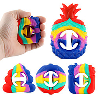 Stress Relief Fidget Snap Toy, Hand Grip Squeeze Grab Pop Sensory Toys Party Popper Noise Maker Stress Relief Pop Pops Click Finger Sensory Fidget Toy for Child and Adults miniinthebox