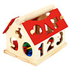 Stress Reliever Number Geometric Pattern Wooden For Child