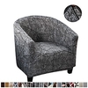 Stretch Club Chair Slipcover Armchair Cover Sofa Cover Barrel Tub Chair Furniture Protector Geometric for Living Room Arm Chair Cover Couch Covers miniinthebox