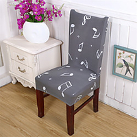 Stretch Kitchen Chair Cover Slipcover for Dinning Party Cartoon Striped High Elasticity Fashion Printing Four Seasons Universal Super Soft Fabric miniinthebox