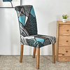 Stretch Kitchen Chair Cover Slipcover for Dinning Party Geometric Plaid High Elasticity Fashion Printing Four Seasons Universal Super Soft Fabric miniinthebox