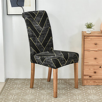 Stretch Kitchen Chair Cover Slipcover for Dinning Party Plaid High Elasticity Fashion Printing Four Seasons Universal Super Soft Fabric miniinthebox