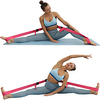 Stretch Out Strap Stretch and Resistance Exercise Band Yoga Strap Sports Elastic Yoga Ballet Pilates Stretchy Durable Stretching Improve Flexibility For Women