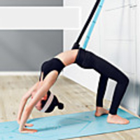Stretch Out Strap Yoga Strap Sports Poly / Cotton Yoga Exercise Fitness Gym Workout Durable Stretching Physical Therapists Athletic Trainers For Women
