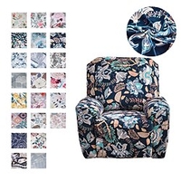 Stretch Recliner Slipcover Graphic Print Recliner Chair Cover Anti-Slip Fitted Cover Couch Furniture Protector with Elastic Bottom(Include 1 Backrest Cover,  1 Seat Cover,  2 Armrest Cover) miniinthebox