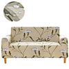 Stretch Slipcover Sofa Cover Couch Cover Beige Floral Print Dustproof All-powerful Slipcovers Stretch Waterproof Sofa Cover Super Soft Fabric Couch Cover