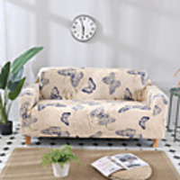 Stretch Slipcover Sofa Cover Couch Cover Butterfly Printed Sofa Cover Stretch Couch Cover Sofa Slipcovers for 1~4 Cushion Couch with One Free Pillow Case
