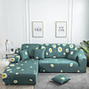 Stretch Slipcover Sofa Cover Couch Cover Daisy Printed Sofa Cover Stretch Couch Cover Sofa Slipcovers for 1~4 Cushion Couch with One Free Pillow Case