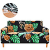 Stretch Slipcover Sofa Cover Couch Cover Floral and Leaves Print Dustproof All-powerful Slipcovers Stretch Waterproof Sofa Cover Super Soft Fabric Couch Cover