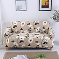 Stretch Slipcover Sofa Cover Couch Cover Floral Printed Sofa Cover Stretch Couch Cover Sofa Slipcovers for 1~4 Cushion Couch with One Free Pillow Case